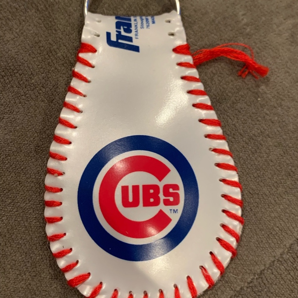 Cubs Logo Baseball Keychain